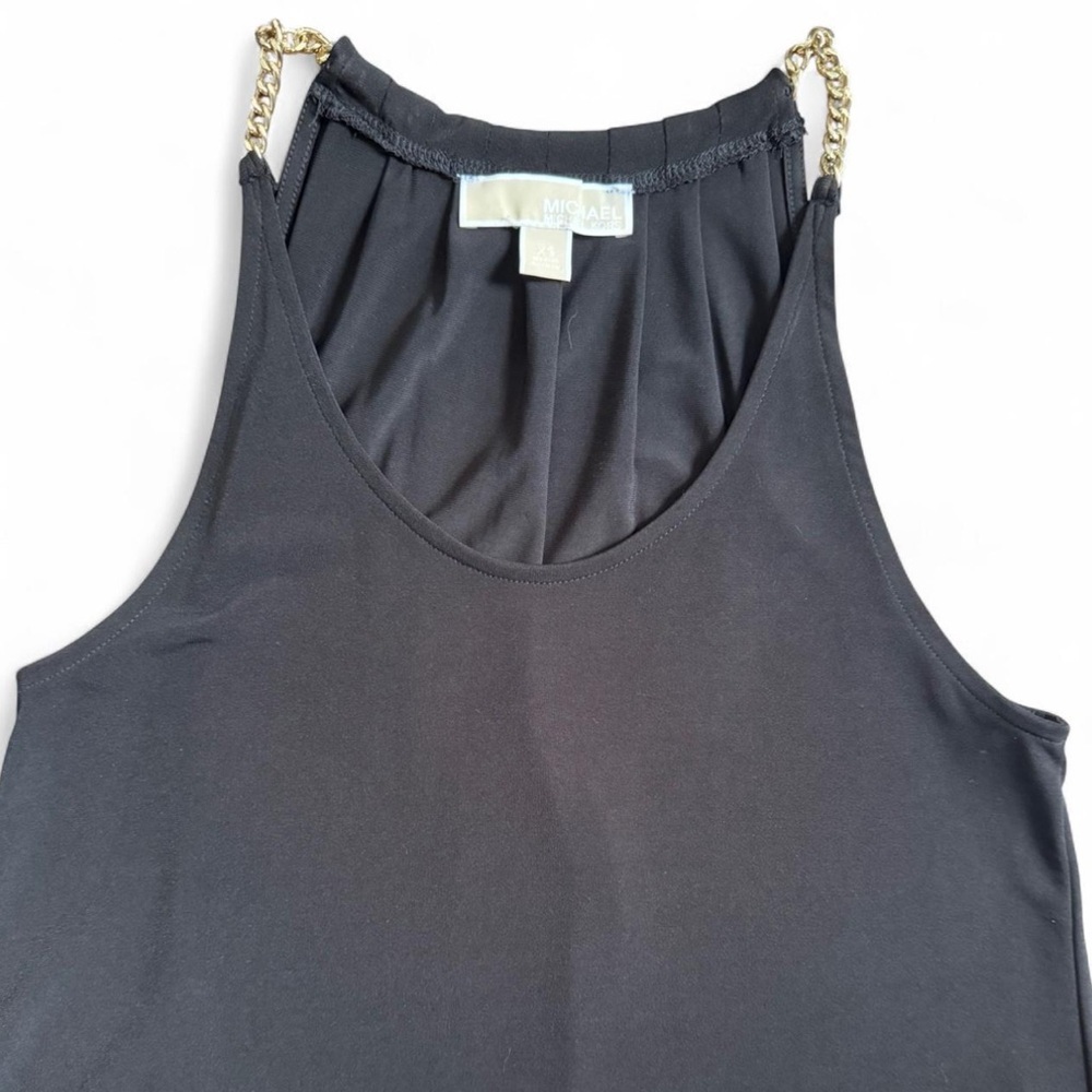Women’s Michael Kors Black Sleeveless Dress with Chain Detail - Picture 3 of 7